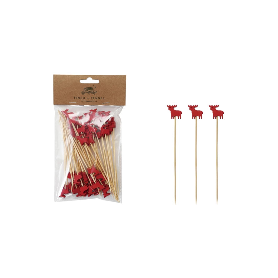 Holiday 50pc Single Use Skewers
