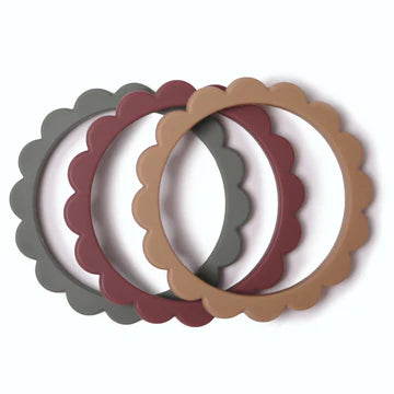 Mushie Baby Flower Teething Ring