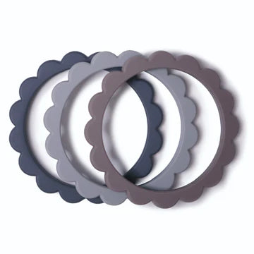 Mushie Baby Flower Teething Ring