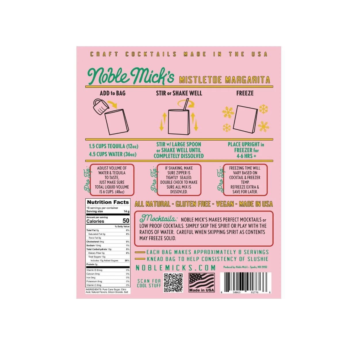 Noble Mick's Frozen Cocktail