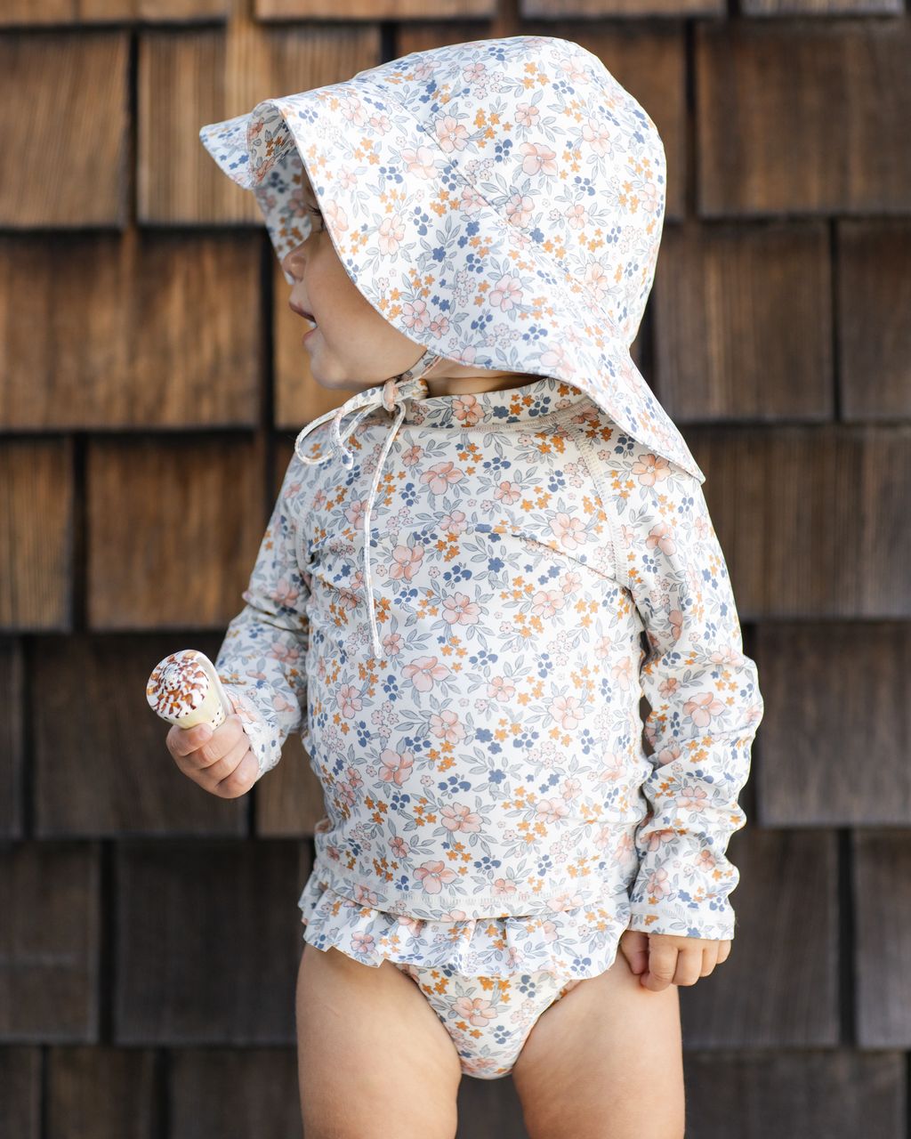 RASHGUARD GIRLS SET FLOWER FIELDS