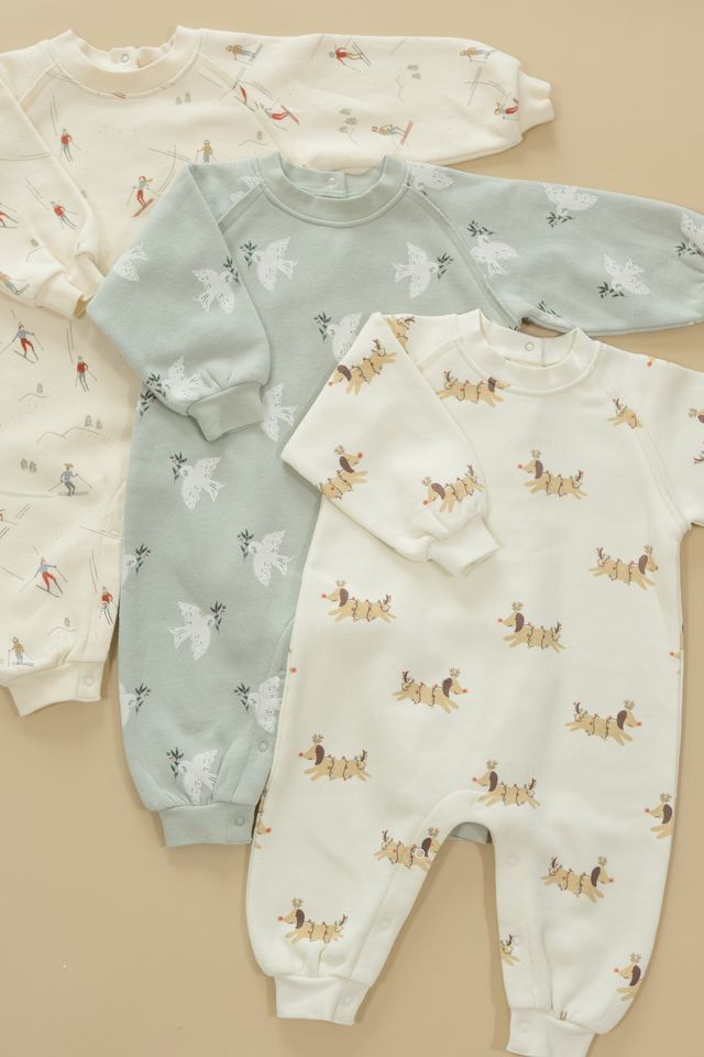 RAGLAN JUMPSUIT || CHRISTMAS DOGS