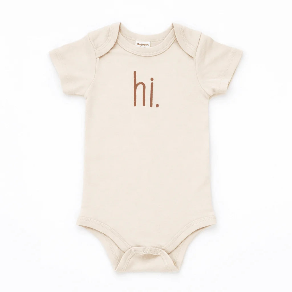 Hi Cotton Onesie