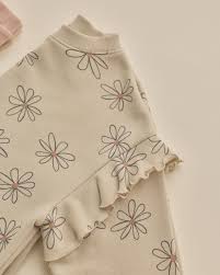 RUFFLE SWEATSHIRT BIG DAISY