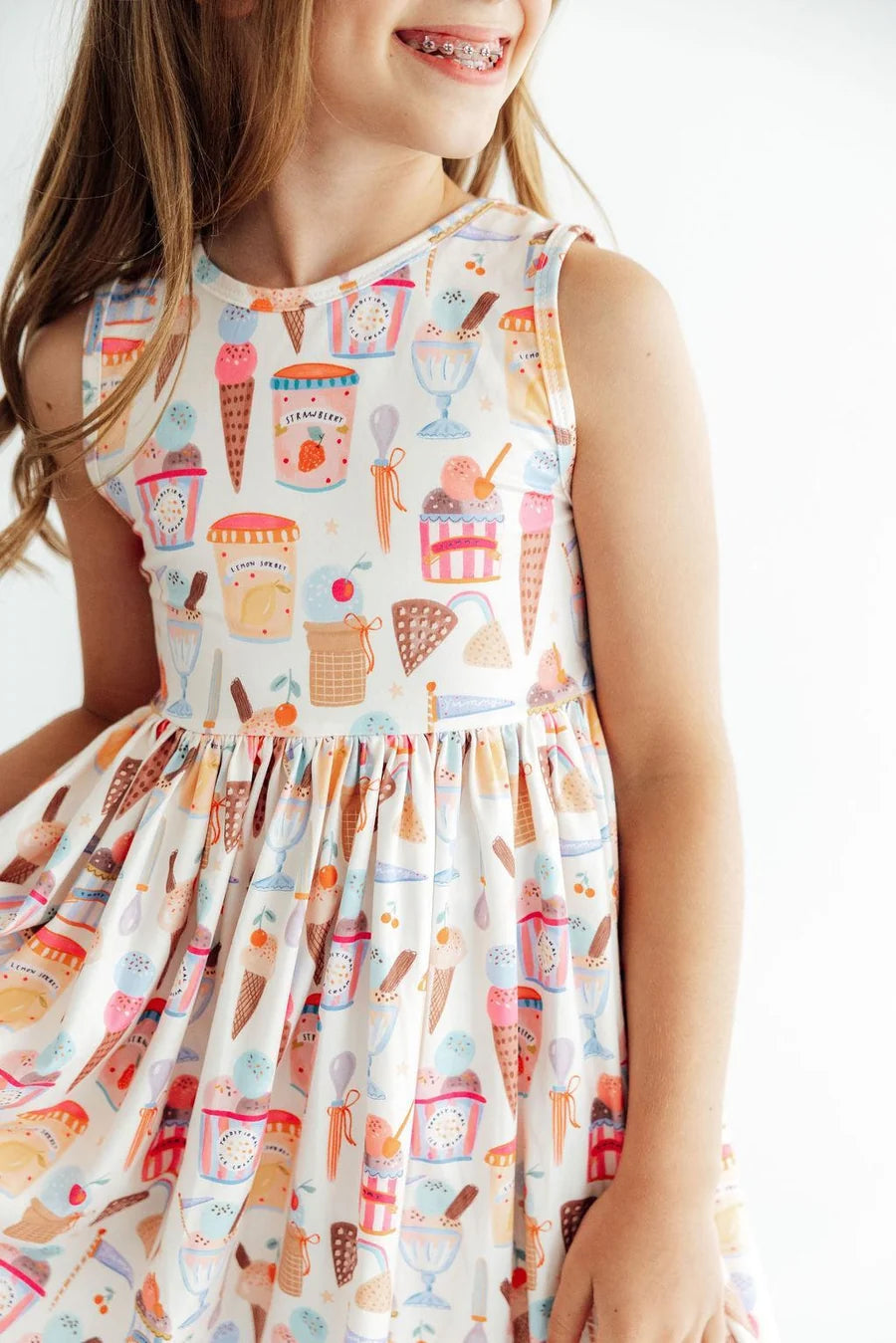 What's The Scoop Tank Twirl Dress