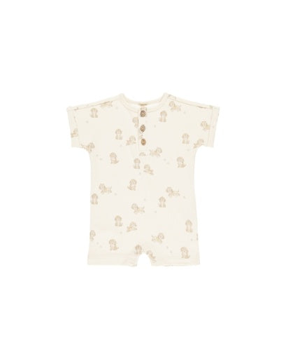 SHORT SLEEVE ONE-PIECE || PUPPIES