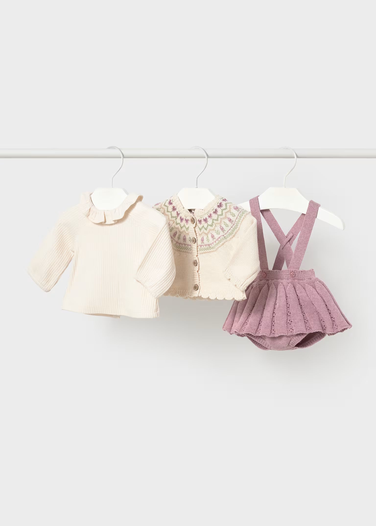 Mayoral 3 Piece Sweater Newborn Set