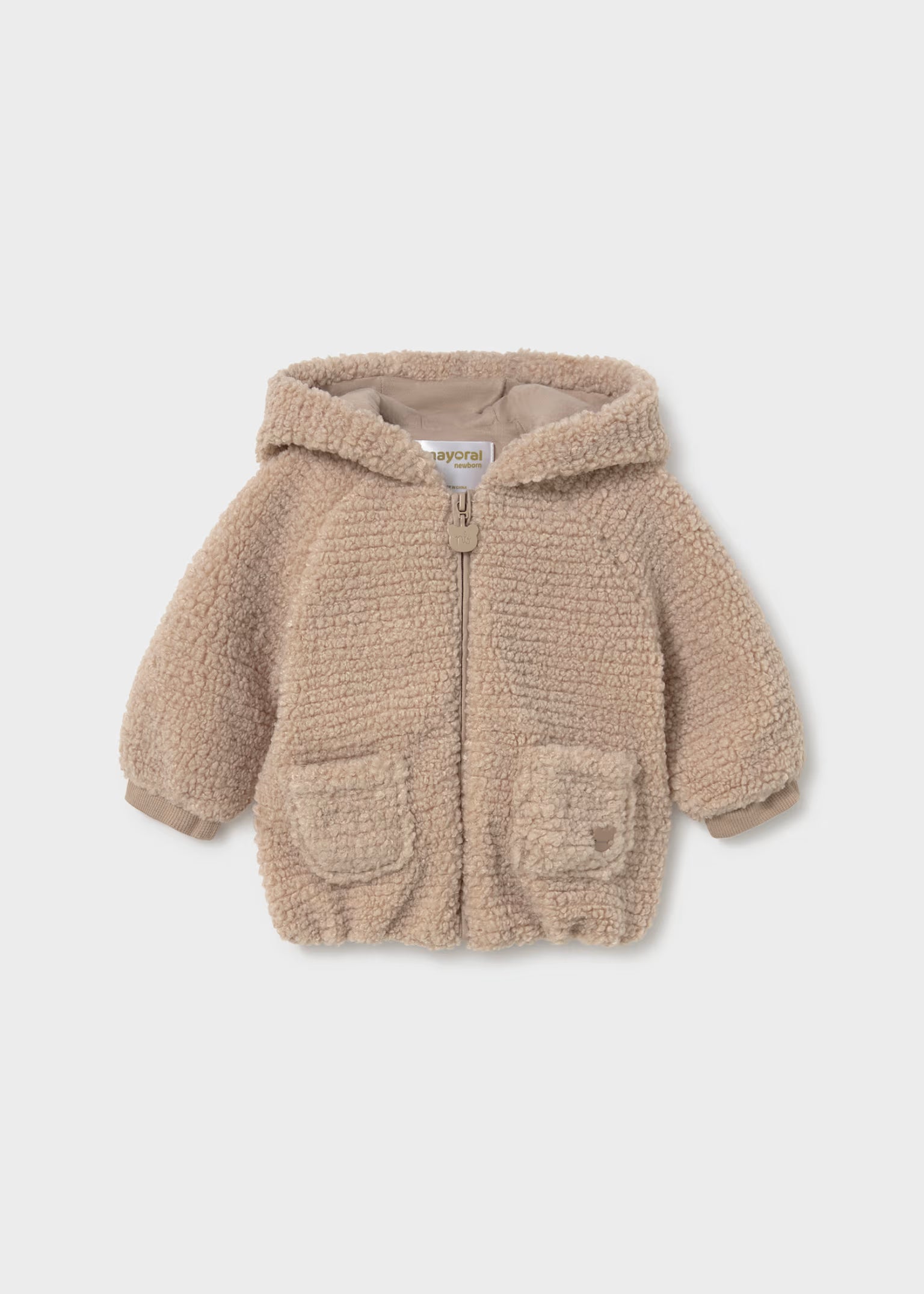 Mayoral Fuzzy Zip Up w Ears