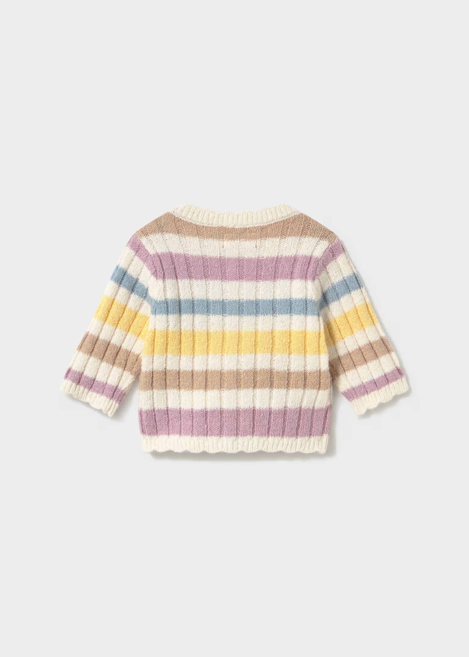 Mayoral Knit Stripe Cardigan