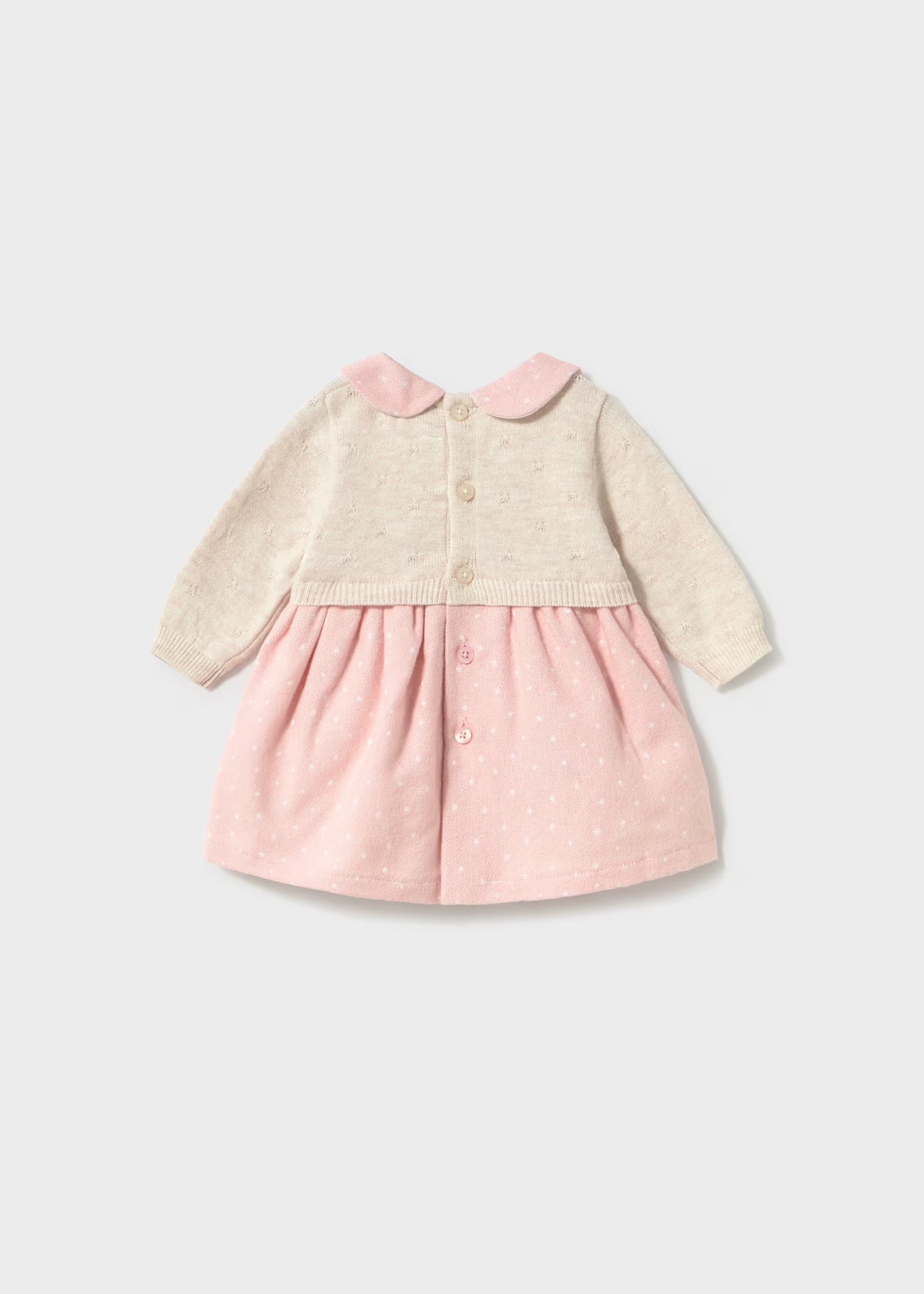 Mayoral Newborn Pink Dot Dress