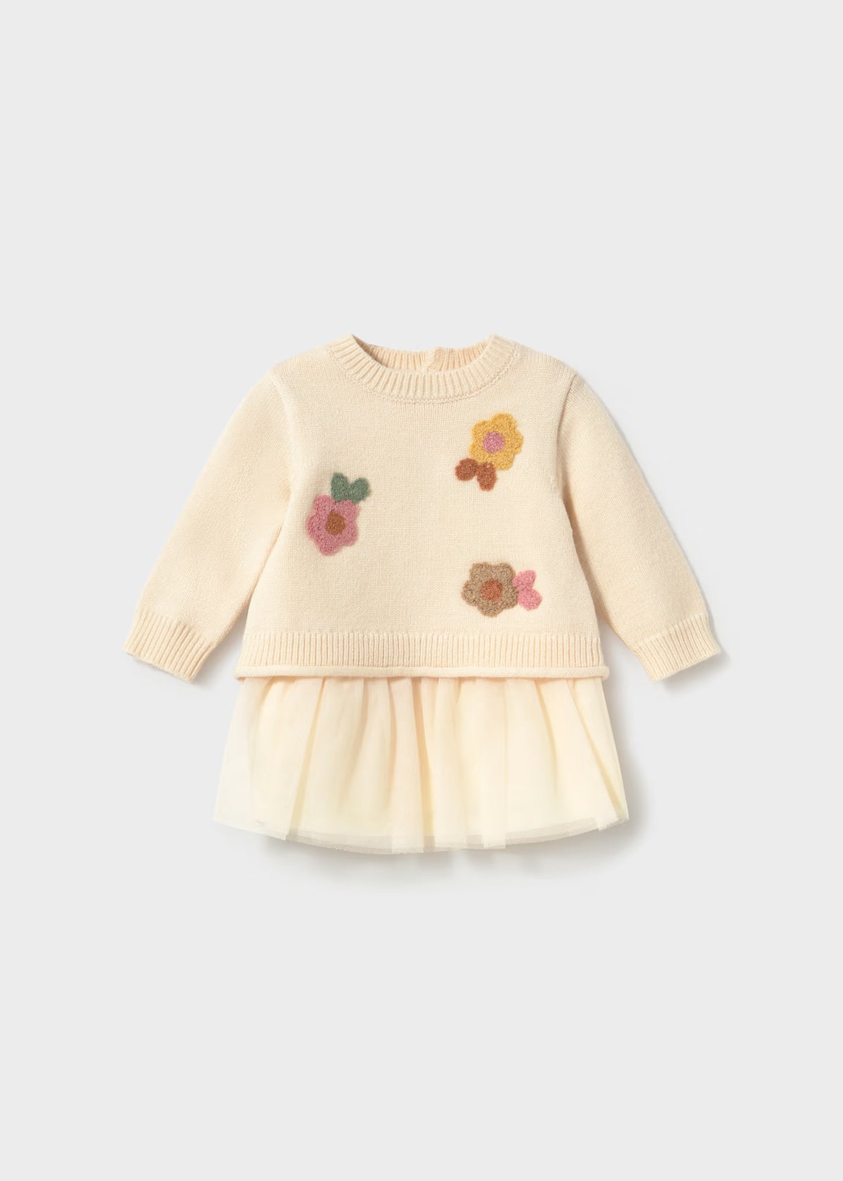 Mayoral Knit Flower Dress-2820