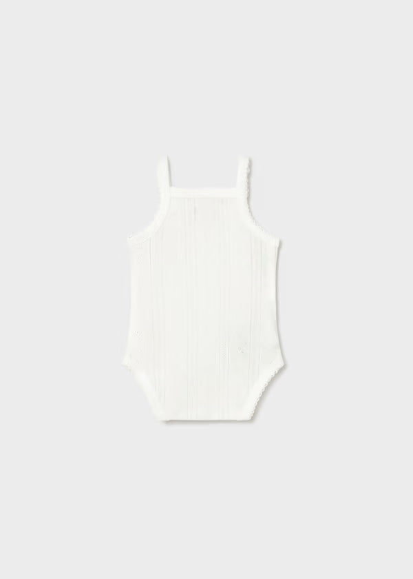 Newborn Girl Openwork Bodysuit