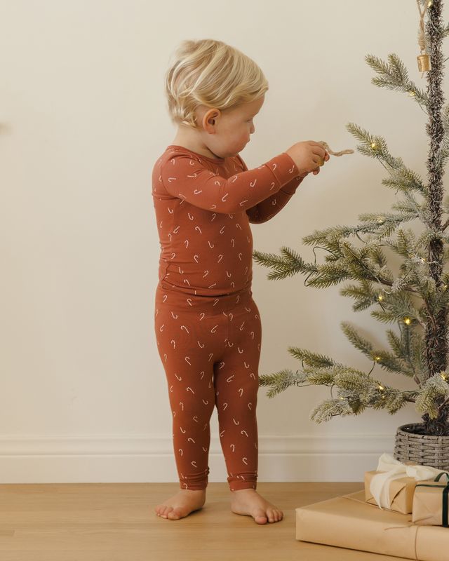 BAMBOO PAJAMA SET || CANDY CANES