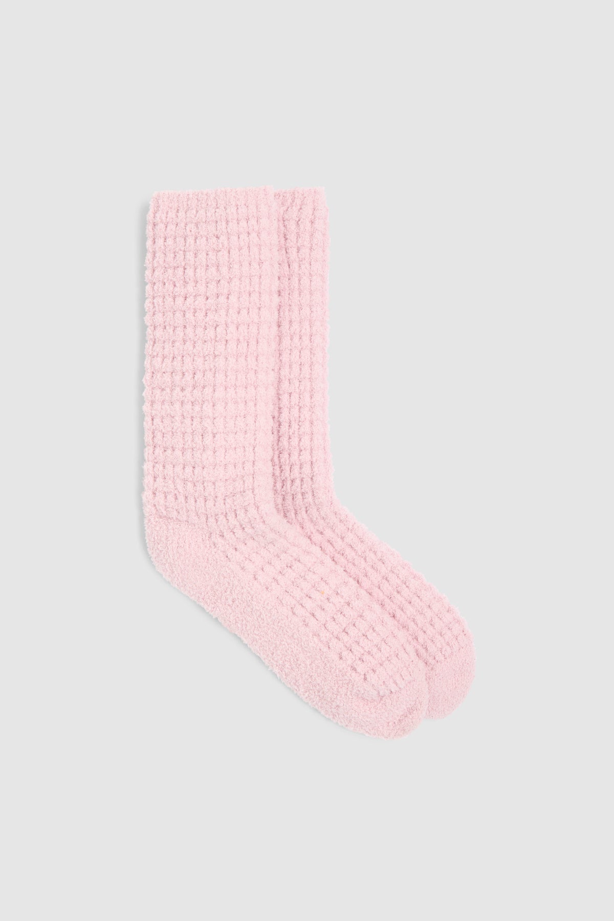 BFD CozyChic Waffle Socks Petal