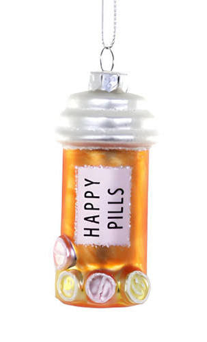 Happy Pills Ornament