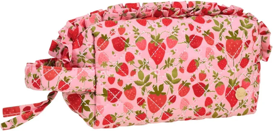 Essentials Quilted Cosmetic Pouch