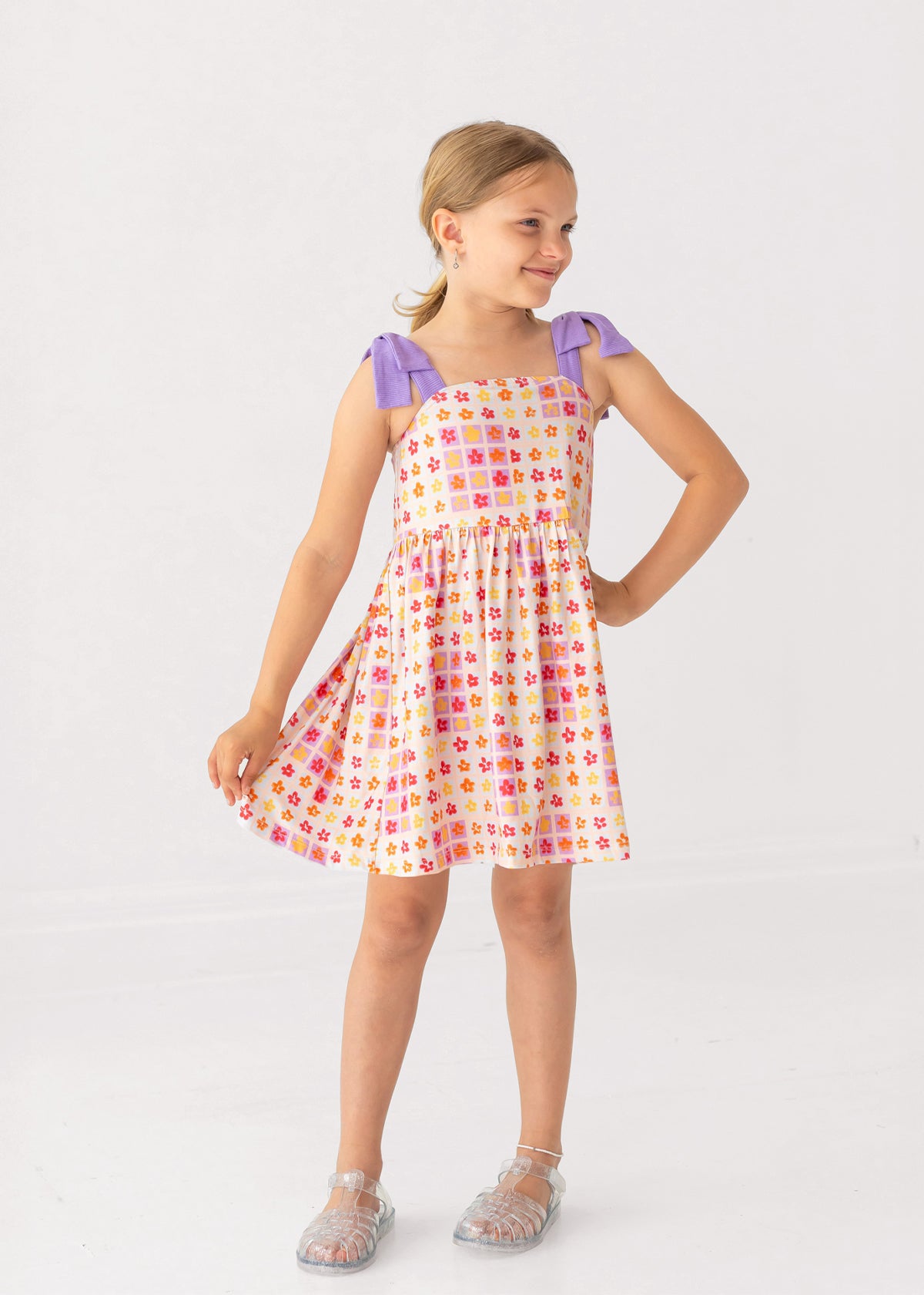 Purple Petal Power Dress