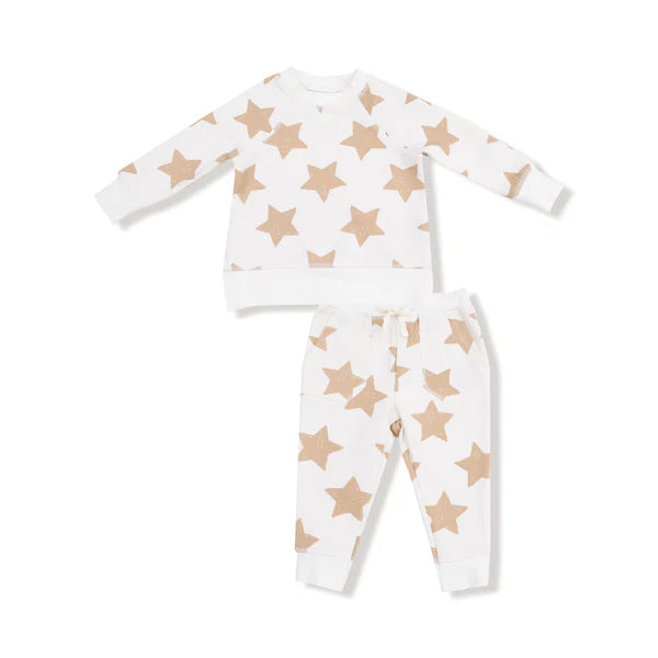French Terry - Stars - Raglan Sweatshirt + Jogger Set