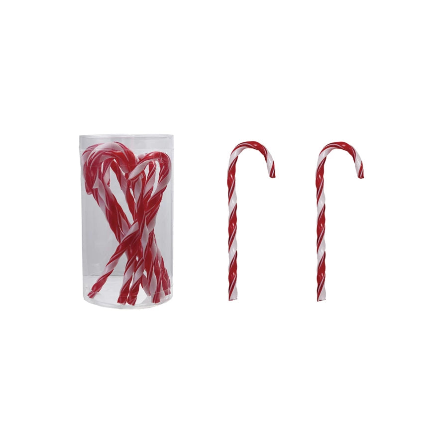 Plastic Candy Cane Drink Stirrers