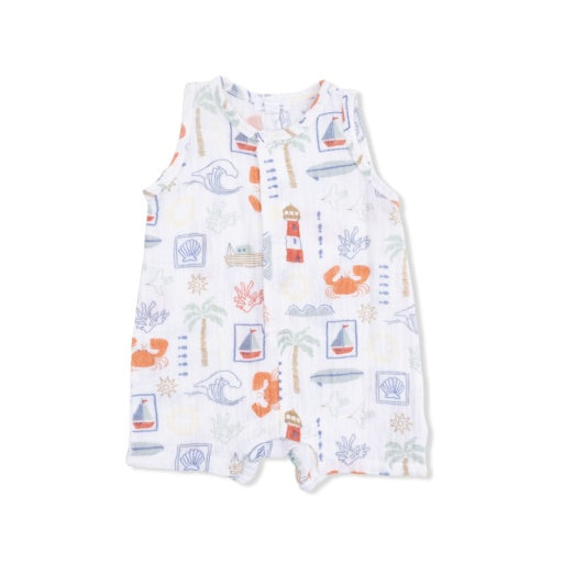 Club Mediterranean  - Sleeveless Shortie Romper