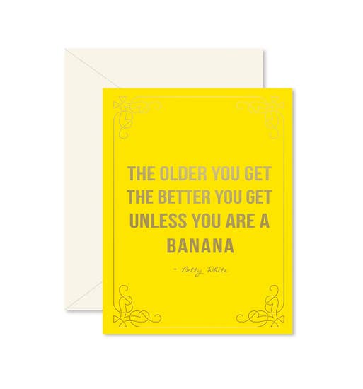Ginger P Birthday Banana Card