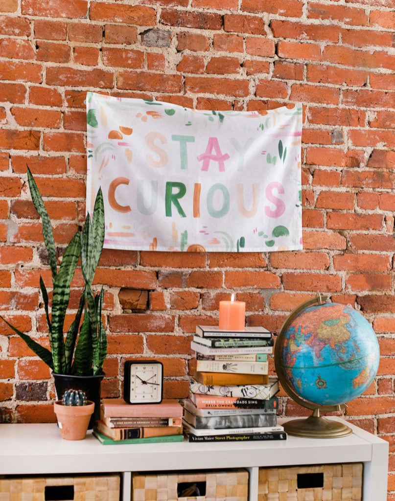 Stay Curious Tapestry