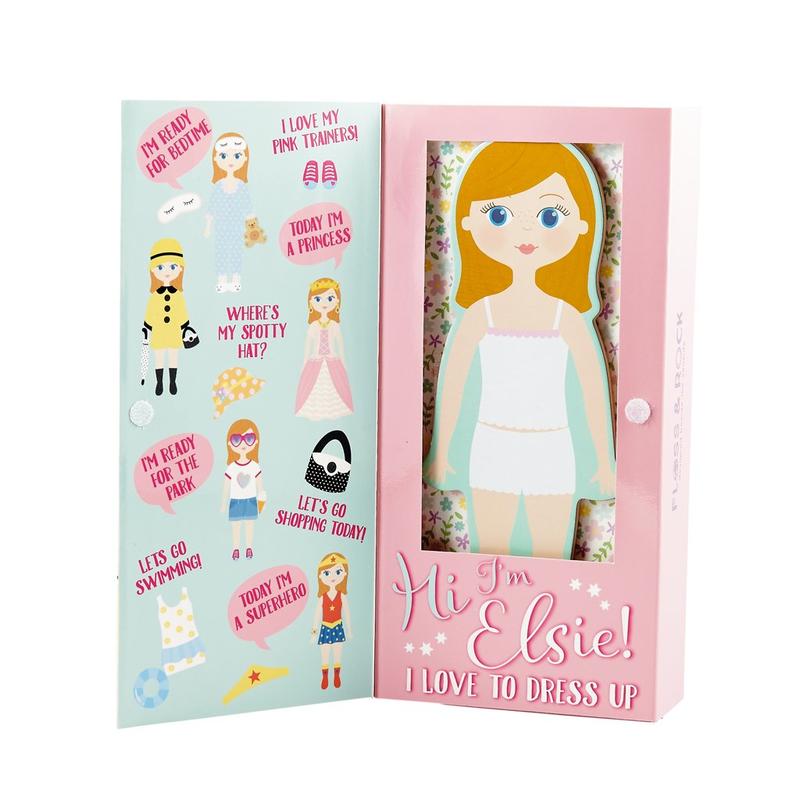 Floss and Rock Magnetic Dress Up Doll Elise