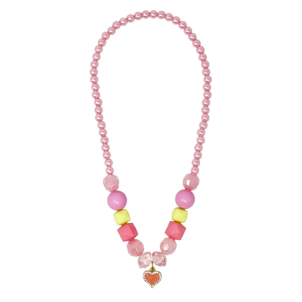 My Lovely Pink Heart Charm Stretch