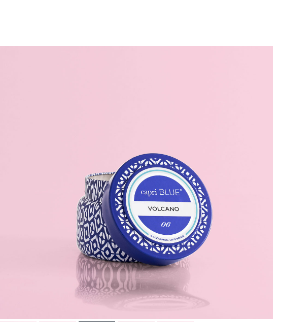 Capri Blue Volcano Travel Tin Candle
