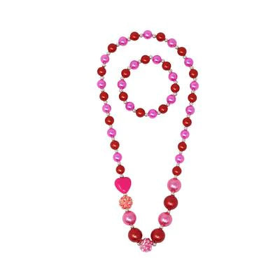 Be My Valentine Necklace and Bracelet Set