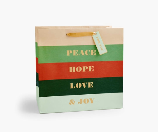 Rifle Paper Large Holiday Gift Bag