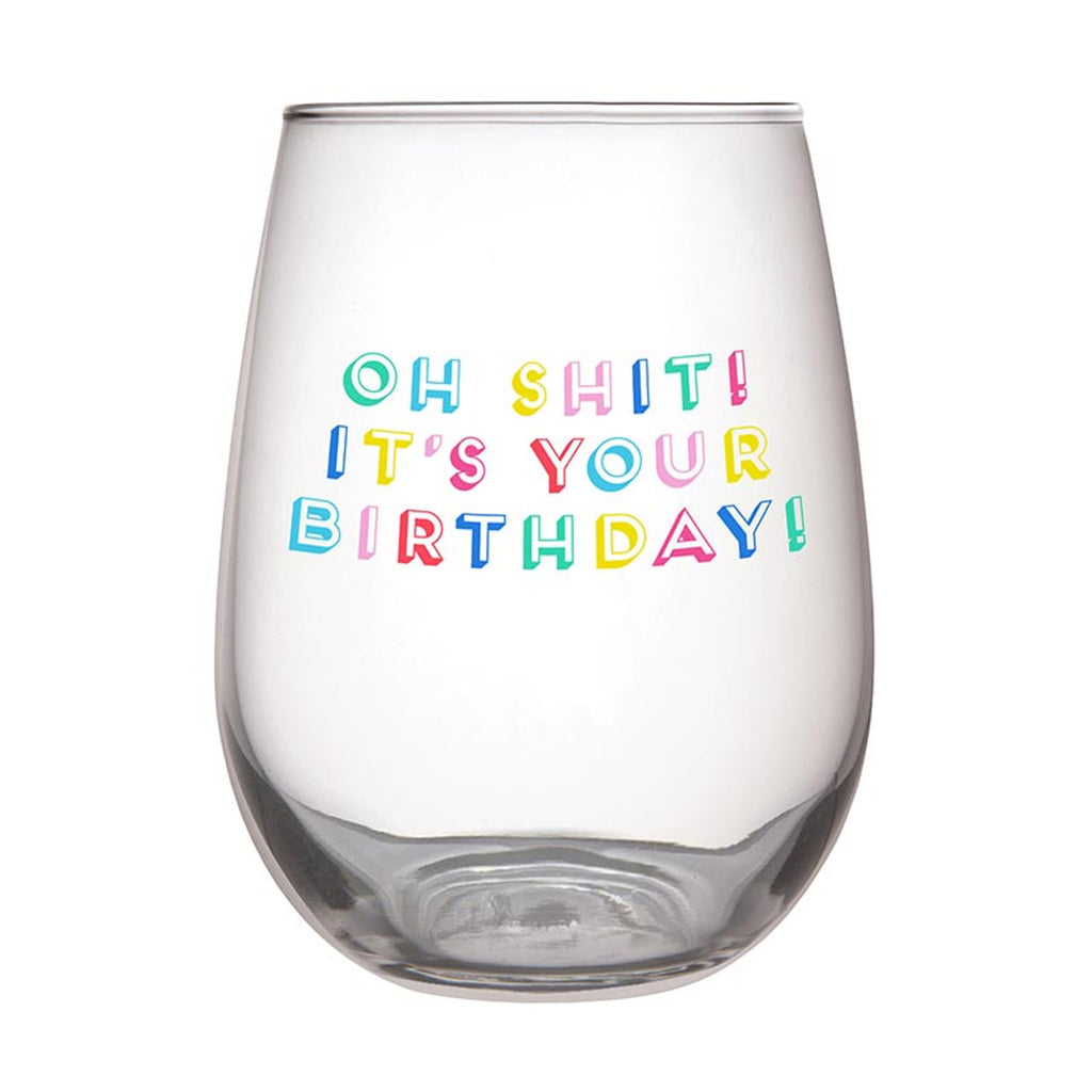 It's Your Birthday Stemless Wine Glass