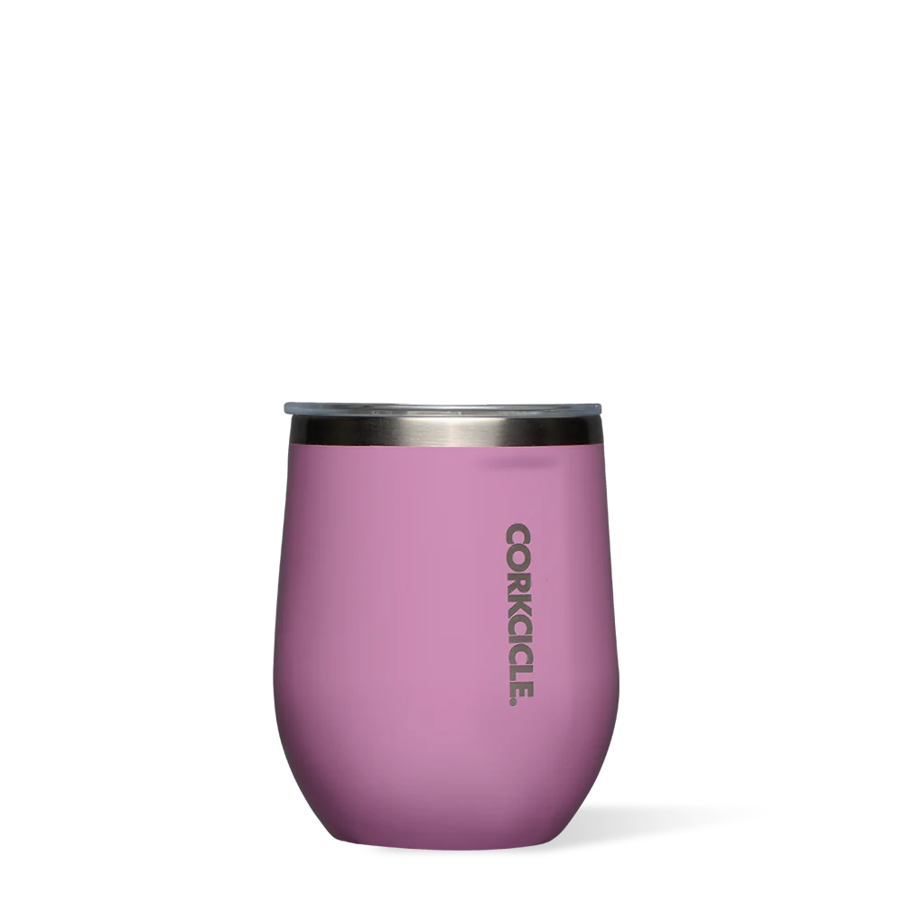 Corkcicle 12oz Stemless Wine Glass Orchid