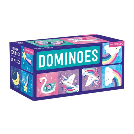 Mudpuppy Unicorn Dominos